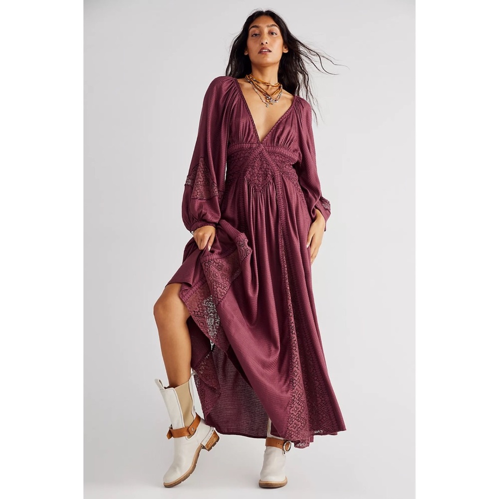 Free People Southwest Lace Maxi Dress